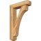 Ekena Millwork Legacy Craftsman Rough Sawn Bracket w/ Offset Brace, Western Red Cedar, 6"W x 24"D x 36"H BKT0604X24X36LEC04RWR - alternate 1